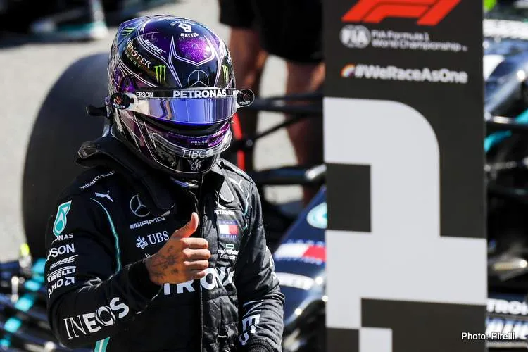 hamilton monza pole