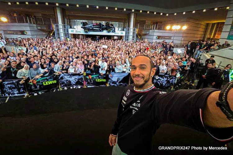 hamilton petronas event 2024