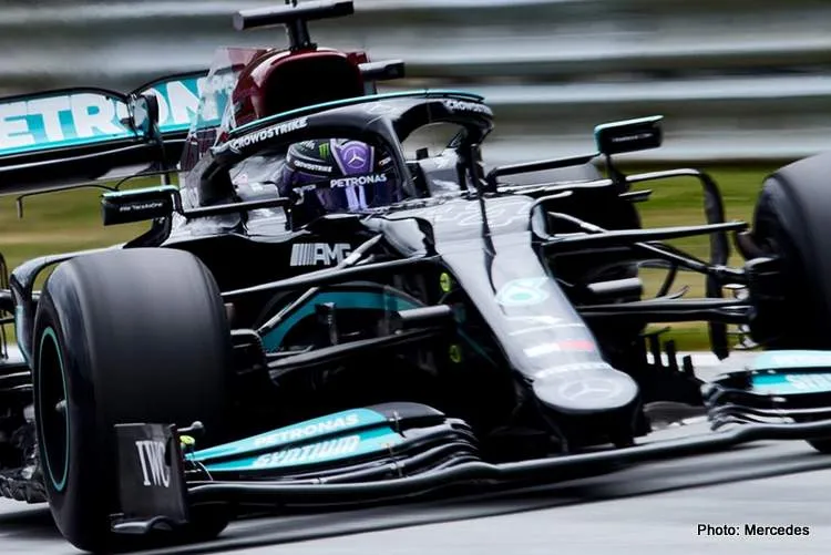 hamilton qualifying austrian grand prix mercedes