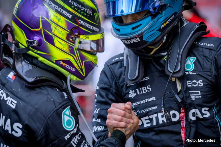 hamilton russell baku f1 2023 mercedes