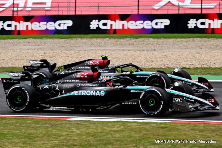 hamilton russell china f1 mercedes wolff