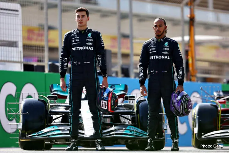 hamilton russell who will beat who mercedes f1 2023