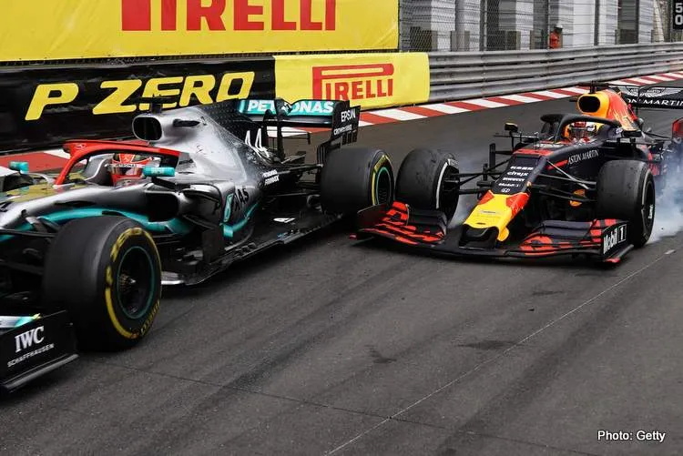 hamilton vs verstappen monaco 2019