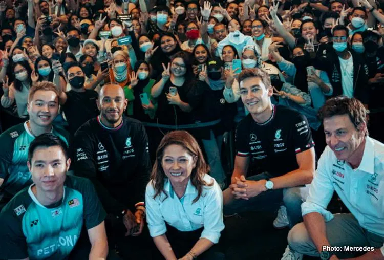 hamilton wolff russell fans petronas