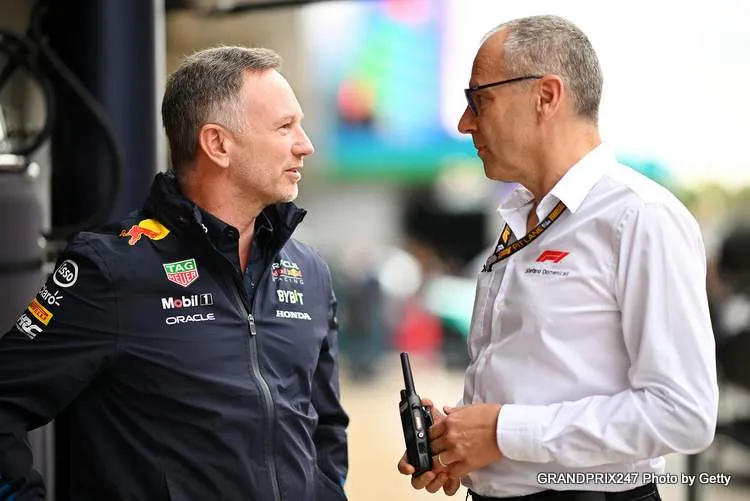 horner domenicali barcelona 2024