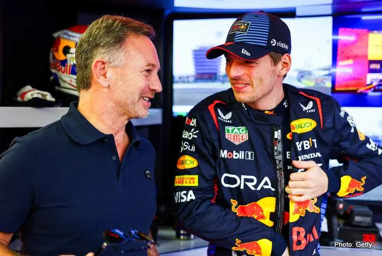 horner verstappen bahrain testing 2024