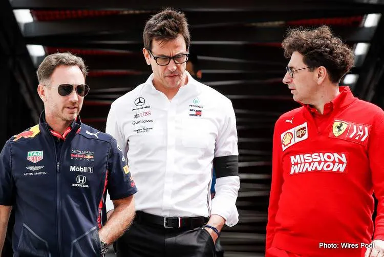 horner wolff binotto paddock 2022