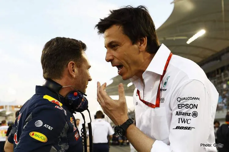 horner wolff red bull mercedes