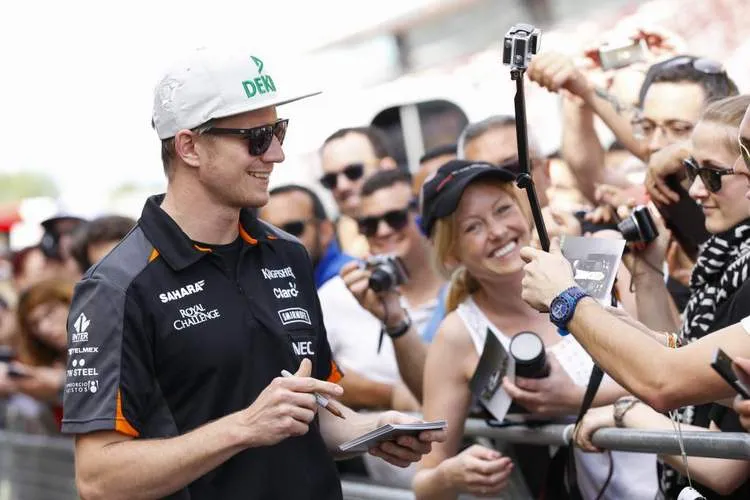 hulkenberg nico ger force india vjm08 ambiance portrait during 2015 formula 1 fia world championship spain grand prix at barcelona catalunya from may 8th to 10th photo florent gooden dppi