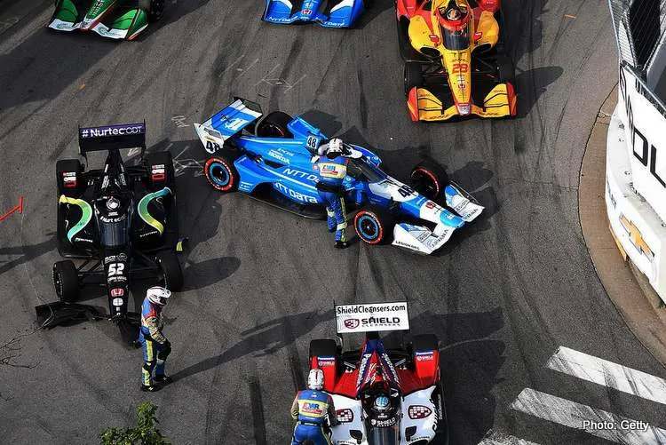 indycar nashville 2021 crash
