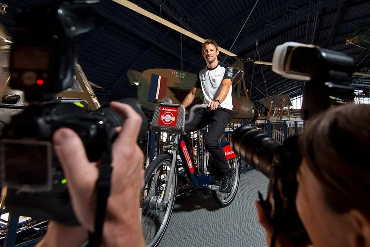 jenson button summer cycling photocall rllw14qq3ixx
