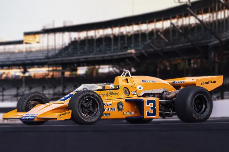johnny rutherford 1974 mclaren m16c 5