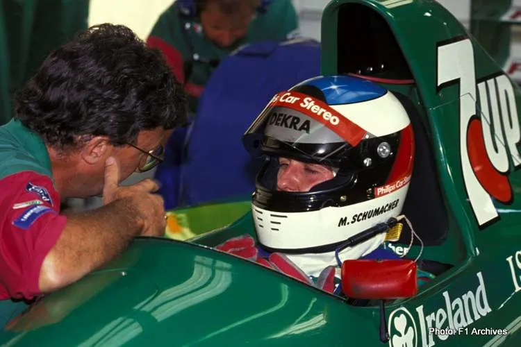 jordan michael schumacher spa 1991