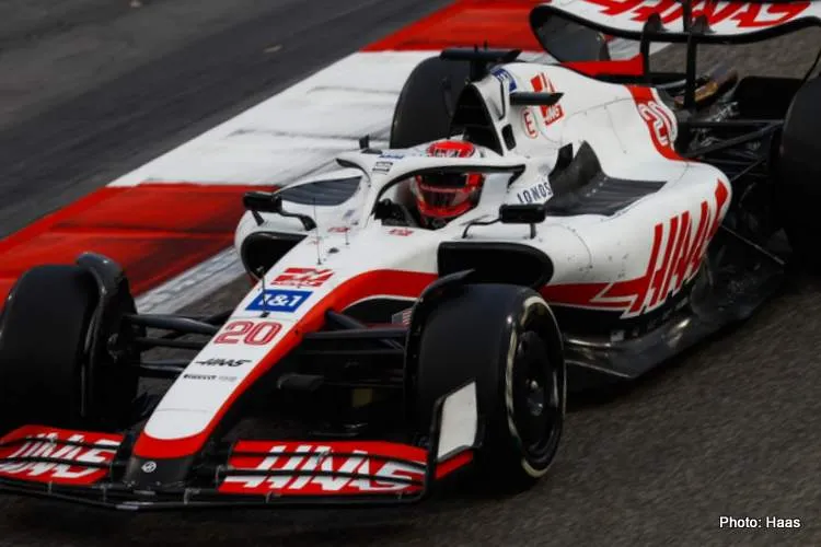 kevin magnussen haas f1 bahrain testing
