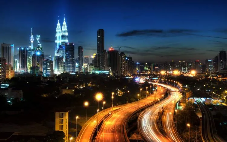 kualar lumpar at night malaysia