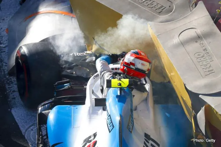 kubica crash