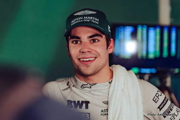 lance stroll big smile qatar grand prix