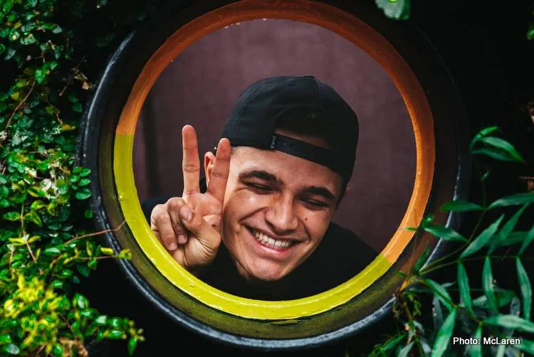 lando norris barrel