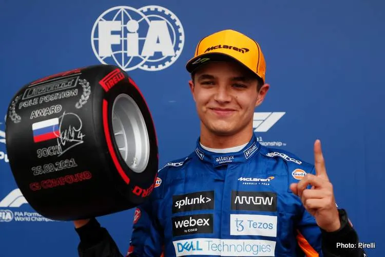 lando norris first pole position 20231 russian grand prix qualifying sochi