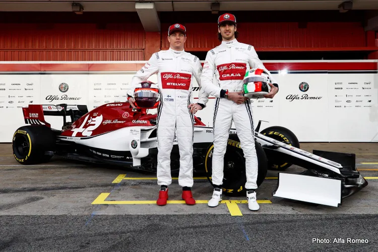 large alfa romeo racing c38 car reveal 9