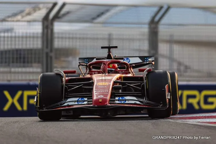 leclerc abu dhabi 2 2024