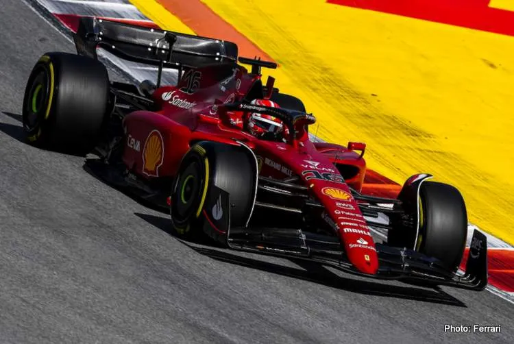 leclerc barcelona fp2 4 2022