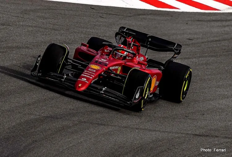 leclerc ferrari barcelona f1 testing day 2 track