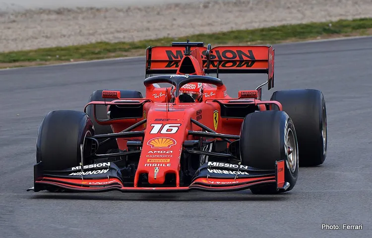 leclerc ferrari sf90 19 feb 19 6 07 23 pm