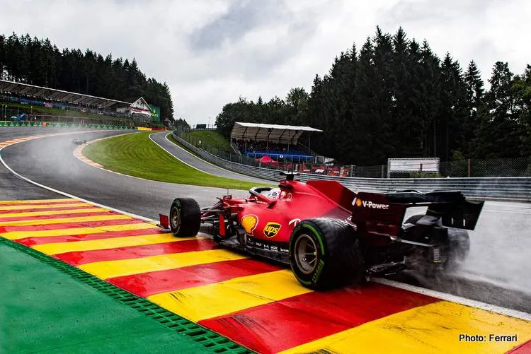 leclerc ferrari spa 2021 qualifying