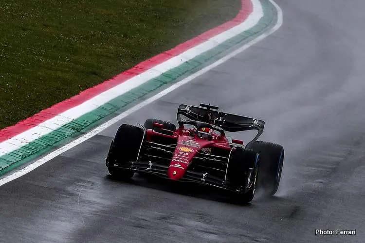 leclerc imola fp1 2 2022