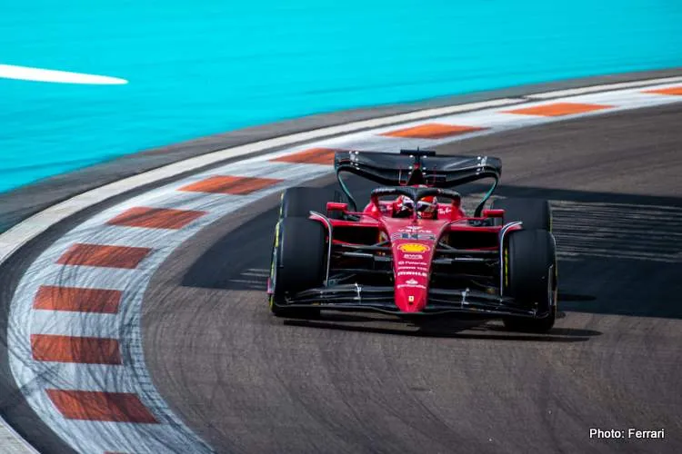 leclerc miami race 2022