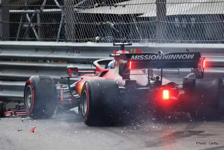 leclerc monaco21 crash 2022