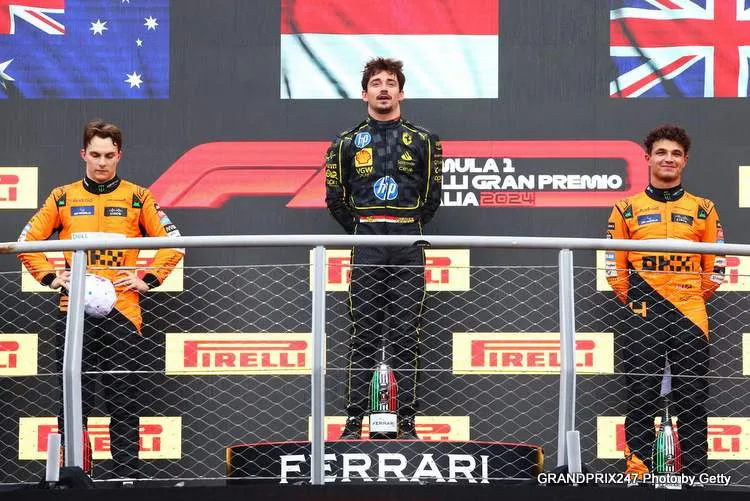 leclerc piastri norris monza 2024