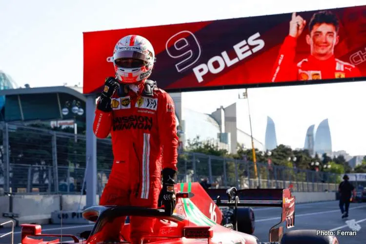 leclerc pole baku
