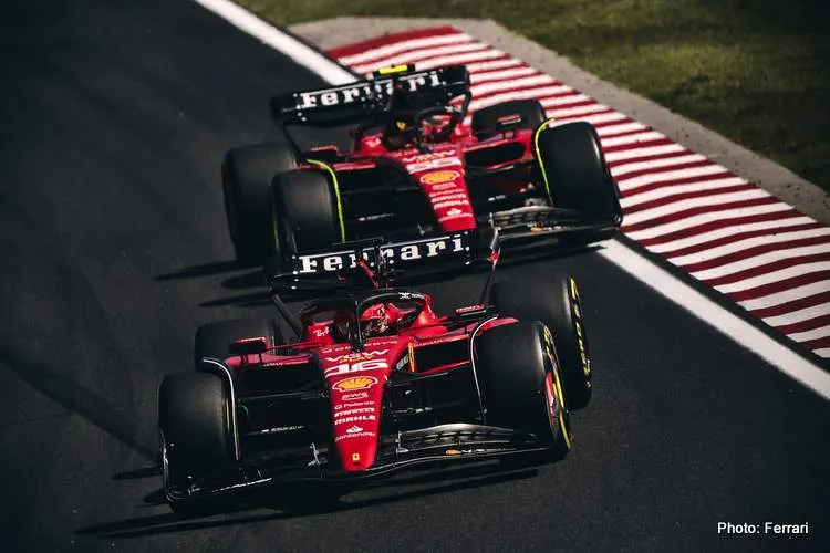 leclerc sainz hungary 2023