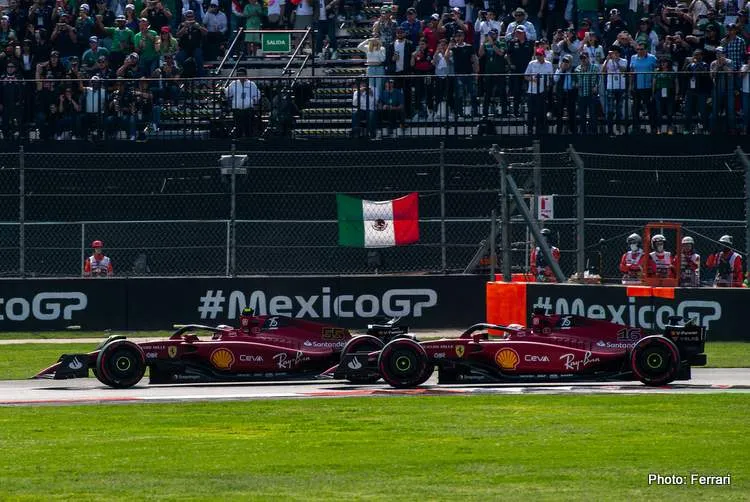 leclerc sainz mexico 2022