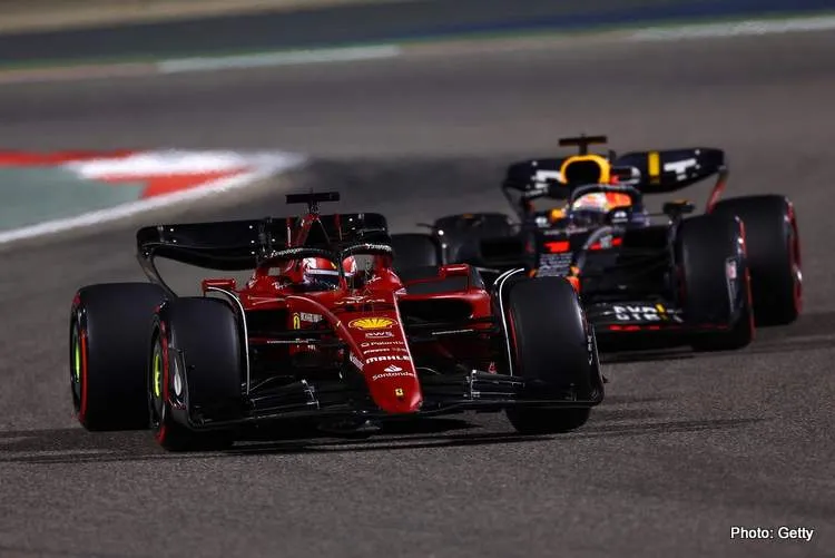 leclerc verstappen bahrain race 2 2022