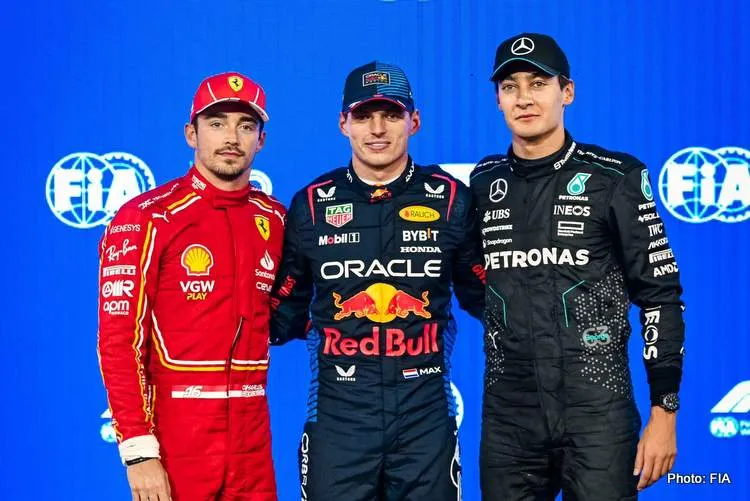 leclerc verstappen russell qualifying