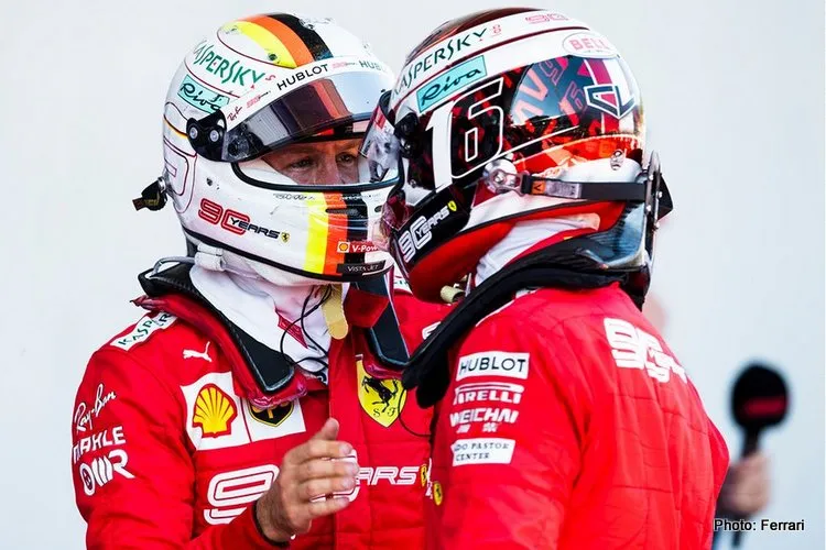 leclerc vettel