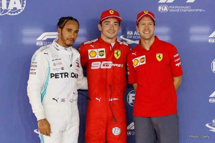 leclerc vettel hamilton 2019 singapore qualifying