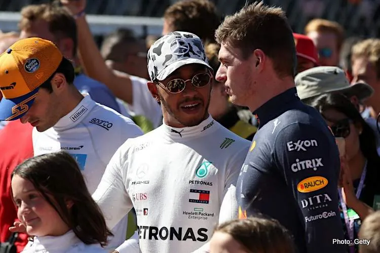 lewis hamilton and max verstappen getty