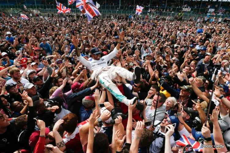 lewis hamilton crowd surfing photo