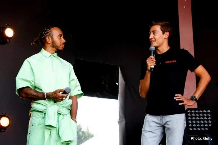 lewis hamilton george russell