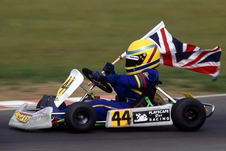 lewis hamilton go karting 1995