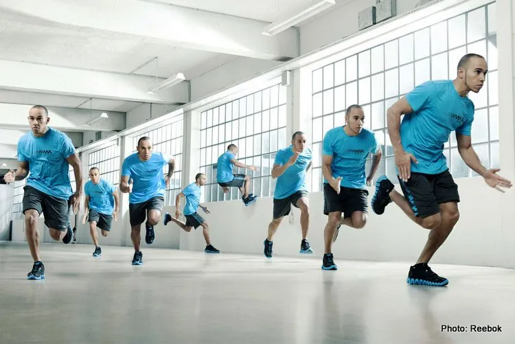 lewis hamilton in the gym f1