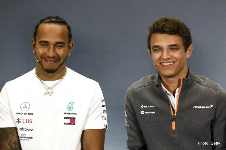 lewis hamilton lando norris