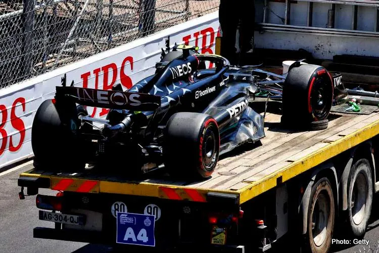 lewis hamilton monaco fp3 crash getty