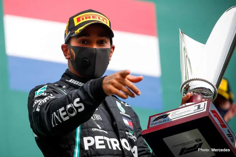 lewis hamilton spa 2020 podium