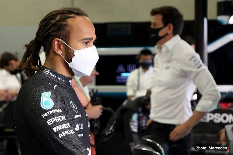 lewis hamilton toto wolff mercedes monza