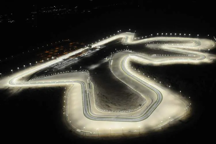 losail circuit by night